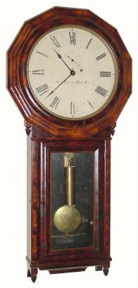 C.1885, Seth Thomas "Regulator No. 3", in generally good condition. — Antique Clocks Price Guide