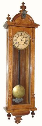 C.1901, Ansonia Clock Co., "Capital", 8-day time wall regulator, — Antique Clocks Price Guide