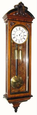 C.1860, German, 2-Weight Regulator in the Biedermeier style. — Antique Clocks Price Guide