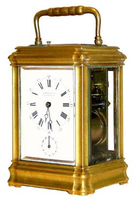 C.1895, French, Gorge Cased Carriage Clock, — Antique Clocks Price Guide