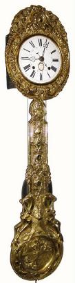 C.1870, French, Morbier, Prayer Repeat wall clock in excellent original condition, with automaton pendulum. — Antique Clocks Price Guide