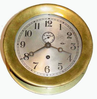 C.1947, Chelsea Clock Co., Boston, "MARINE" timepiece — Antique Clocks Price Guide