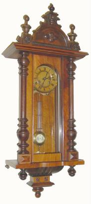 C.1910, German, "R-A" Style wall regulator, with 8-day Kienzle movement. — Antique Clocks Price Guide