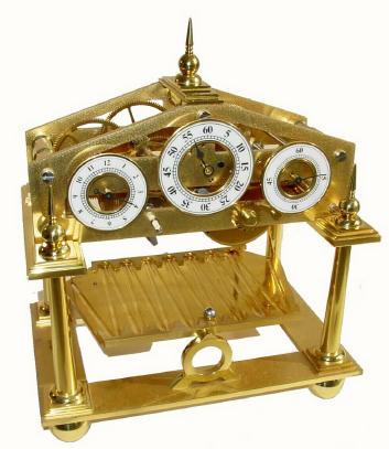C.1995, English, "Rolling Ball" Clock. — Antique Clocks Price Guide