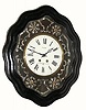 C.1870, French, 8-day time and strike baker's wall clock.