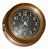C.1940, (dated) Seth Thomas Clock Co., 8-day time U. S. Navy Mark I Deck Clock.