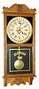 C.1910, William L. Gilbert Clock Co., "Observatory", 8-day regulator wall timepiece.