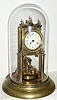 C.1920, German, Jahresuhrenfabrik, 400 Day clock with disc pendulum and small dial.