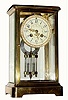 C.1900, French, Crystal Regulator, 8-day time/strike,