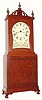 C.1995 (dated), Henri E. Hirschel, Westwood, Mass, 8-day Massachusetts shelf clock.