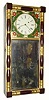 C.1835, Unknown 8-day New Hampshire mirror timepiece with restoration and additions.