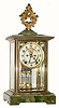 C.1905, Ansonia Clock Co., "Chamberlain", 8-day crystal regulator clock,