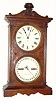 C.1886, Seth Thomas Clock Co., "Parlor Calendar No. 6", 8-day double dial calendar clock,