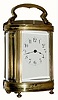 C.1900, French, Oval Carriage Timepiece, in generally good original condition.