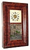 C.1842, E. C. Brewster and Co., Bristol, Conn., 30-hour /Iron Backplate, Spring movement/ OG shelf clock.
