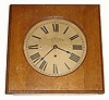 C.1898, Prentiss Improvement Clock Co., New York, 60-Day "Mill Gallery" wall timepiece.