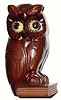 C.1955, German, Oswald Uhrenfabrik, WISE OLD OWL clock,
