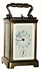 C.1900, French, Brass Cased Carriage clock, time, strike, repeat and alarm