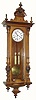 C.1880, German, Gustav Becker, 2-Weight "Vienna regulator", in generally good condition.