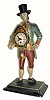 C.1960, German, Clock Peddlar and Clock in good original condition,