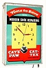C.1950, "Tel-A-Sign", Inc, Chicago, Illinois, an American "union made" 110v advertising clock,
