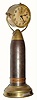 C.1915 (dated) THE SHRAPNEL CLOCK, an early 20th century cannon projectile,