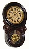 C.1900, E. Ingraham and Co., "Ionic" 8-day time/strike wall clock in good condition except for bottom glass.