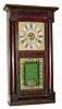 C.1840, S. B. Terry, Plymouth, Conn., 8-day time/strike weight shelf clock.