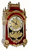 C.1885, French, Vincenti, Boulle Style clock in very good original condition.