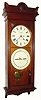 C.1892, Seth Thomas Clock Co., "Office Calendar No. 12", 8-day weight, double dial perpetual calendar