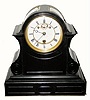 C.1890, French, 1-Year Duration, marble mantel timepiece, in good condition,