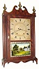 C.1825, Eli and Samuel Terry, Plymouth, Conn., pillar and scroll shelf clock in very good restored condition.