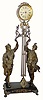C.1880, Ansonia "Fisher and Falconer" swing clock.