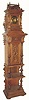 C.1896, Polyphon Musical Tall Clock, with Lenzkirch time and strike movement to actuate the music on the hour, in good restored condition.