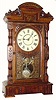 C.1885, Seth Thomas Clock Co., "Hecla", 8-day time and quarter strike mantel clock, in generally good condition.