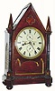 C.1840, English, Gowlands, Liverpool, 2-Fusee Bracket clock in a Gothic rosewood case.