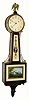 C.1930, Waltham Clock Co., 8-day, 1-weight, banjo timepiece, Willard model in excellent original condition.