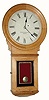 C.1920, E. Howard and Co., "Regulator No. 70", 8-day, 1-weight timepiece in golden oak, nicely refinished.