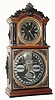C.1875, Ithaca Calendar Clock Co., "No. 30hm Parlor", 8-day time/strike calendar shelf clock, in very good condition,