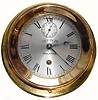 C.1920, Waltham Clock Co., for boat "Seyon III", 8-day engine room or ward room timepiece.