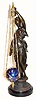 C.1890, French, Bronzed Spelter Rotary timepiece in excellent original condition.