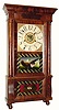 C.1840, Williams, Orton, Preston's and Co., Farmington, Conn., 8-day time/strike column and cornice shelf clock