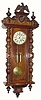 C.1900, German, Large 2-Wt Regulator, in late Alt Deutsch style
