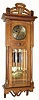 C.1900, German, Gustav Becker, 2-Wt regulator in the Art Nouveau style,