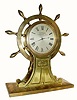 C.1890, English, Benson - Ludgate Hill, Ship's wheel timepiece in good original condition.