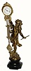C.1895, French, Swinging Arm Clock, as-found.