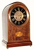 C.1900, French, V.R., Paris, mahogany mantel clock, 8-day time and strike,
