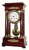 C.1825, French, Empire Mantel Clock in generally good condition, exceptions noted.