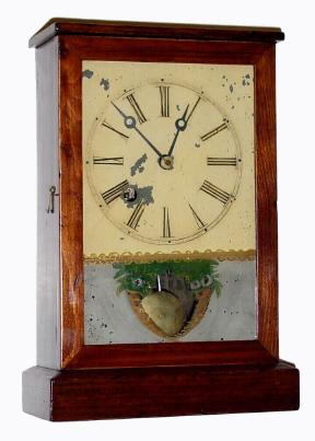 C.1850, Henry Sperry, 18 Maiden, Lane, NY, 30-Hour Cottage clock, with refinished case. — Antique Clocks Price Guide