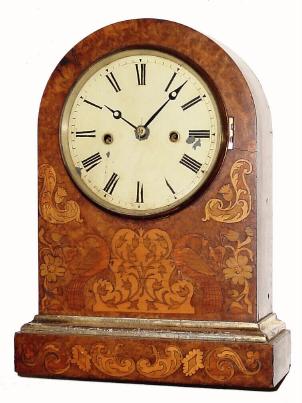 C.1850, Anglo-American Fusee shelf clock in generally good original condition. — Antique Clocks Price Guide